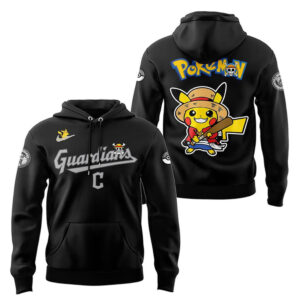 Cleveland Guardians x One Piece x Pokemon 2026 Anime Night Hoodie