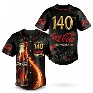 Coca Cola 140th Anniversary 1886-2026 Baseball Jersey