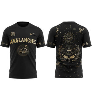 Colorado Avalanche x Fourth Wings Night 2026 All Dark T-Shirt