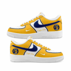 Custom Name Indiana Pacers Basketball Air Force 1 Shoes Sneakers