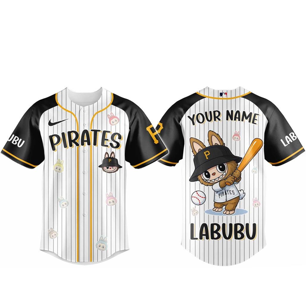 Custom Name Pittsburgh Pirates x Labubu Game Night 2026 Baseball Jersey 1 Custom Name Pittsburgh Pirates x Labubu Game Night 2026 Baseball Jersey