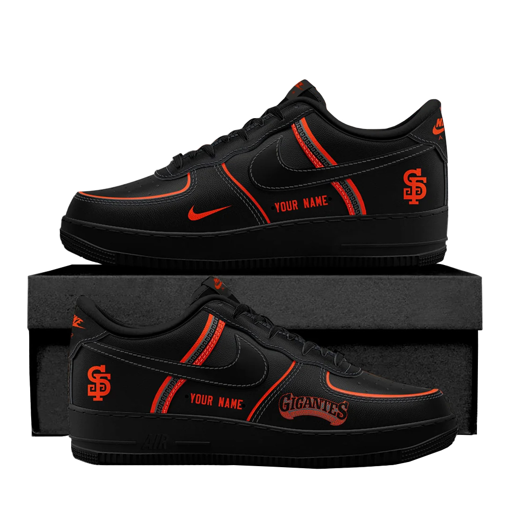 Custom Name San Francisco Giants Gigantes Air Force 1 Shoes Sneakers 1 Custom Name San Francisco Giants Gigantes Air Force 1 Shoes Sneakers
