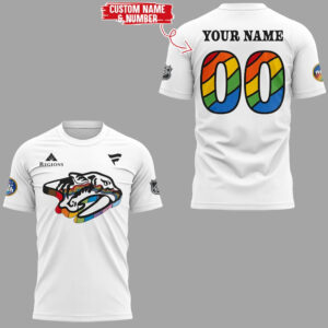 Custom Name and Number Nashville Predators Pride Night 2026 T-Shirt
