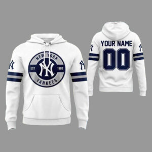 Custom Name and Number Newyork Yankees X Hockey Jersey Night 2026 Hoodie
