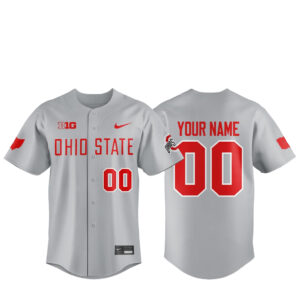 Custom Name and Number Ohio State Buckeyes 2026 Baseball Jersey