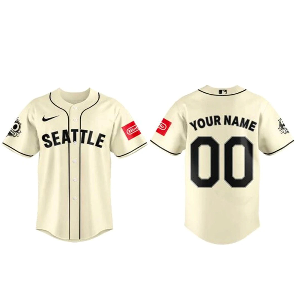 Custom Name and Number Seattle Mariners Steelheads for Legacy Baseball Jersey 1 Custom Name and Number Seattle Mariners Steelheads for Legacy Baseball Jersey