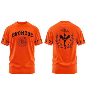 Denver Broncos Fourth Wings Night Football Team 2026 Orange T-Shirt