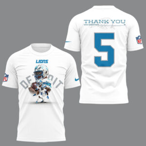 Detroit Lions Thank You David Montgomery 2026 T-Shirt