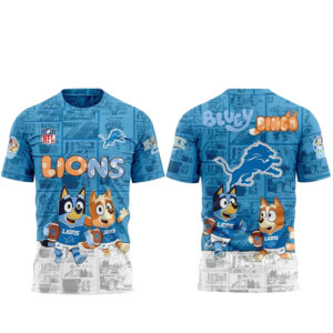 Detroit Lions x Bluey and Bingo T-Shirt