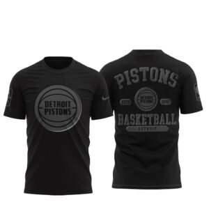 Detroit Pistons Back in Black 2026 T-Shirt