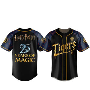 Detroit Tigers Harry Potter 25 Years of Magic Game Night 2026 Baseball Jersey