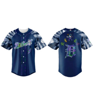Detroit Tigers x Grateful Dead Night 2026 Baseball Jersey