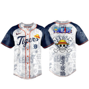 Detroit Tigers x One Piece Night 2026 Game Baseball Jersey