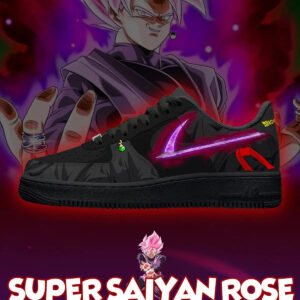 Dragon Ball Super Saiyan Rose Air Force 1 Shoes Sneakers