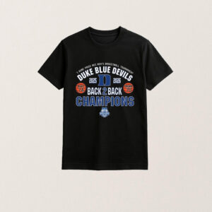 Duke Blue Devils 2026 ACC Champions Back to Back T-Shirt