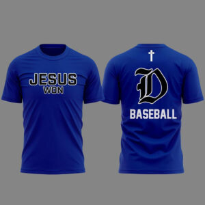 Duke Blue Devils Baseball 2026 Jesus Won Game 1 On Deck T-Shirt