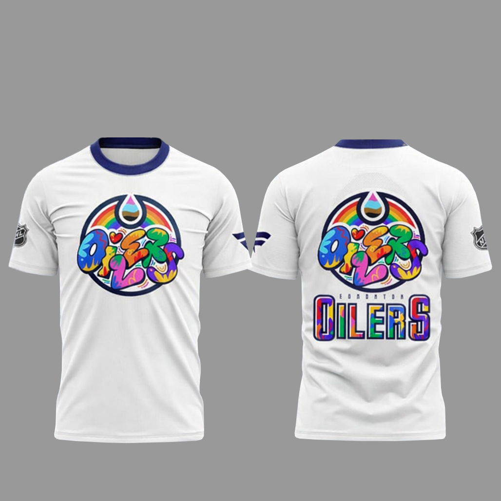 Edmonton Oilers Celebrating Pride Night 2026 Shirt 1 Edmonton Oilers Celebrating Pride Night 2026 T-Shirt