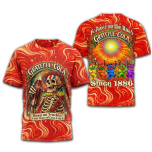 Grateful Dead Coca-Cola Keep on Truckin 140 Years T-Shirt