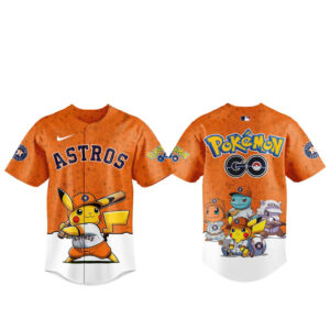 Houston Astros Pokemon Go Night 2026 Game Baseball Jersey