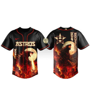 Houston Astros x Godzilla King of Monsters Baseball Jersey