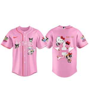 Houston Astros x Hello Kitty and Friends and The Powerpuff Girls 2026 Baseball Jersey