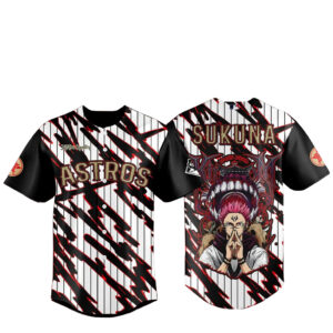 Houston Astros x Jujutsu Kaisen Night 2026 Sukuna Baseball Jersey