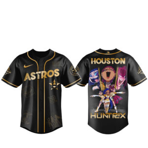 Houston Astros x Kpop Demon Hunter 2026 Golden Baseball Jersey