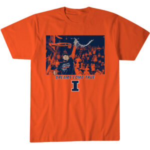 Illinois Basketball Brad Underwood Dreams Come True T-Shirt