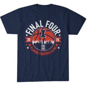 Illinois Fighting Illini MBB 2026 Final Four T-Shirt