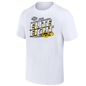 Iowa Hawkeyes 2026 March Madness NCAA Men’s Basketball Elite Eight T-Shirt