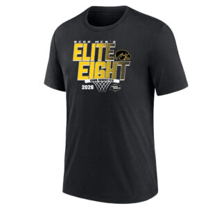 Iowa Hawkeyes 2026 NCAA Men’s Elite Eight March Madness T-Shirt