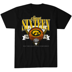 Iowa Hawkeyes MBB 2026 Sweet Sixteen T-Shirt