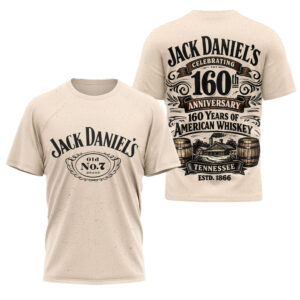 Jack Daniel’s 160th Anniversary American Whiskey T-Shirt