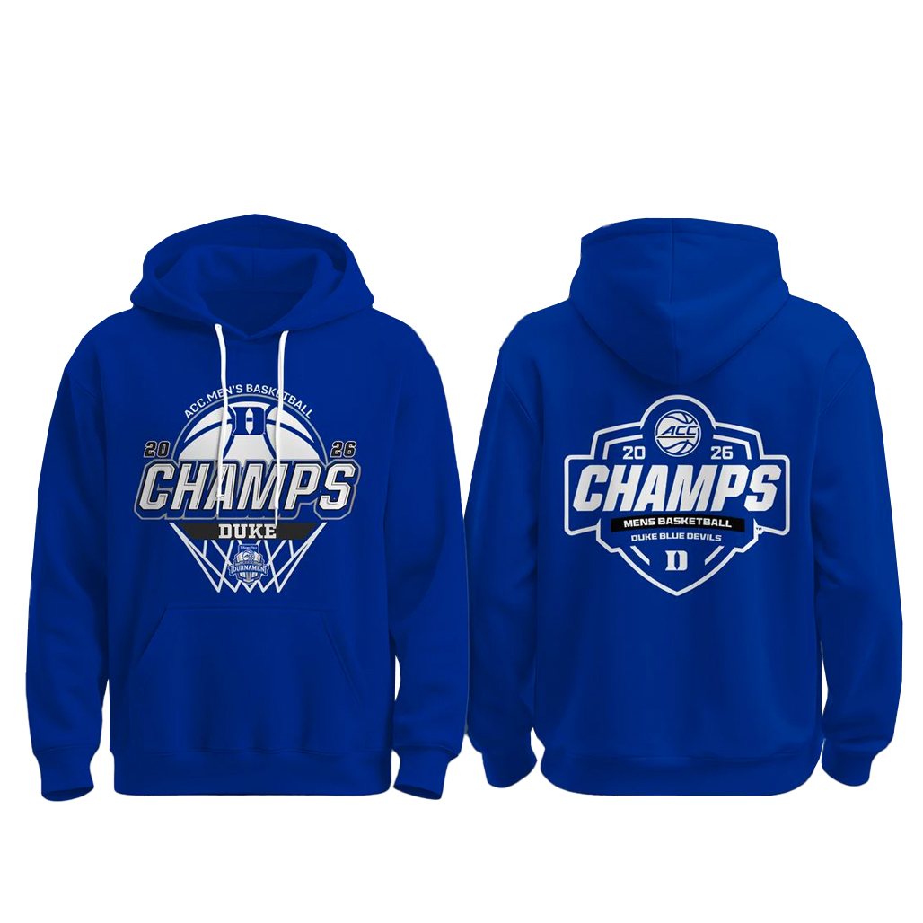 James Madison Dukes 2026 Men’s Basketball ACC Champions Shirt 2 James Madison Dukes 2026 Men’s Basketball ACC Champions Hoodie