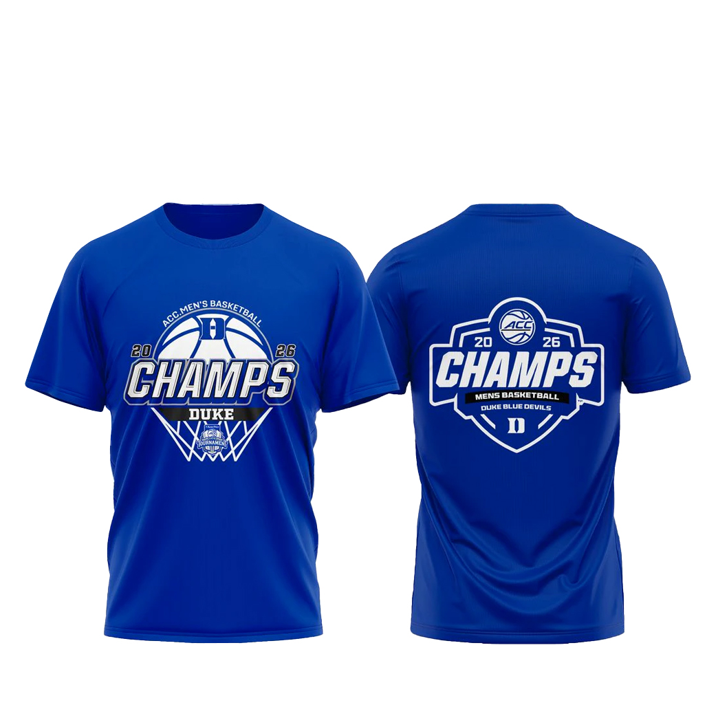 James Madison Dukes 2026 Men’s Basketball ACC Champions Shirt 1 James Madison Dukes 2026 Men’s Basketball ACC Champions T-Shirt