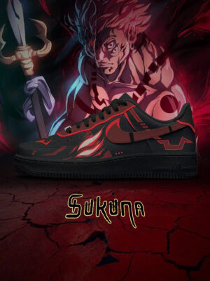 Jujutsu Kaisen Ryomen Sukuna True Form Air Force 1 Shoes Sneakers