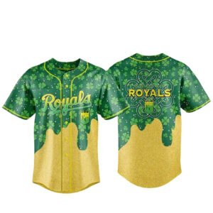 Kansas City Royals Happy St Patrick’s Day 2026 Baseball Jersey