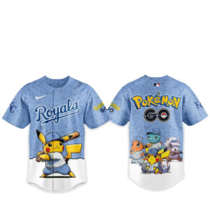 Kansas City Royals Pokemon Go Night 2026 Game Baseball Jersey