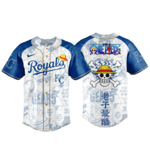 Kansas City Royals x One Piece Night 2026 Game Baseball Jersey