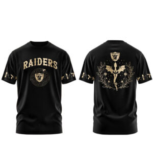 Las Vegas Raiders Fourth Wings Night All Dark 2026 T-Shirt