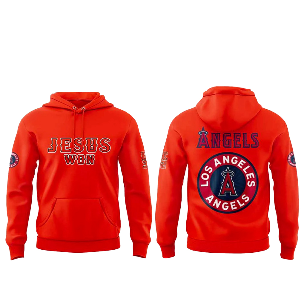 Los Angeles Angels Jesus Won Shirt 2 Los Angeles Angels Jesus Won Hoodie