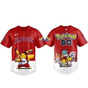 Los Angeles Angels Pokemon Go Night 2026 Game Baseball Jersey