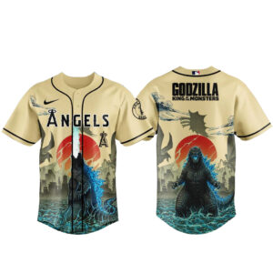 Los Angeles Angels x Godzilla King of The Monsters Baseball Jersey