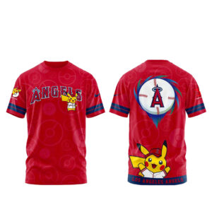 Los Angeles Angels x Pokemon 30th Anniversary T-Shirt