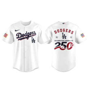 Los Angeles Dodgers Celebrating America’s 250th Baseball Jersey