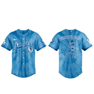 Los Angeles Dodgers Grateful Dead Night 2026 Baseball Jersey