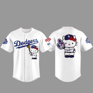 Los Angeles Dodgers Hello Kitty Night 2026 Baseball Jersey