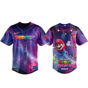 Los Angeles Dodgers Super Mario Galaxy Movie 2026 Baseball Jersey