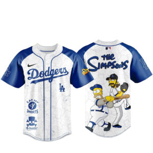 Los Angeles Dodgers The Simpsons Eat My Shorts 2026 Baseball Jersey
