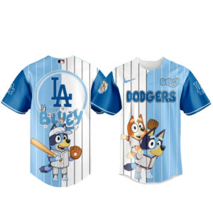 Los Angeles Dodgers x Bluey Fans Baseball Jersey